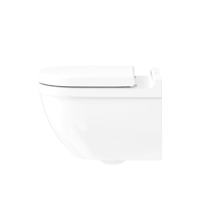 Duravit Starck 3 Унитаз подвесной безободковый, 540х360 мм, с креплением Durafix, с WG, цвет: белый