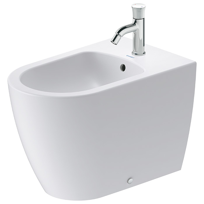 Duravit Bento Starck Box Биде напольное, 37x60см, с 1 отв., HygieneGlaze, цвет: белый глянцевый