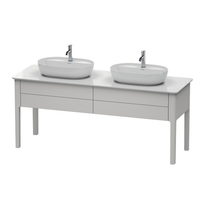 Duravit Luv База напольная 178.8x57х74.3см., с 2 выдв. ящиками, каменной столешницей и раковинами, цвет: белый матовый