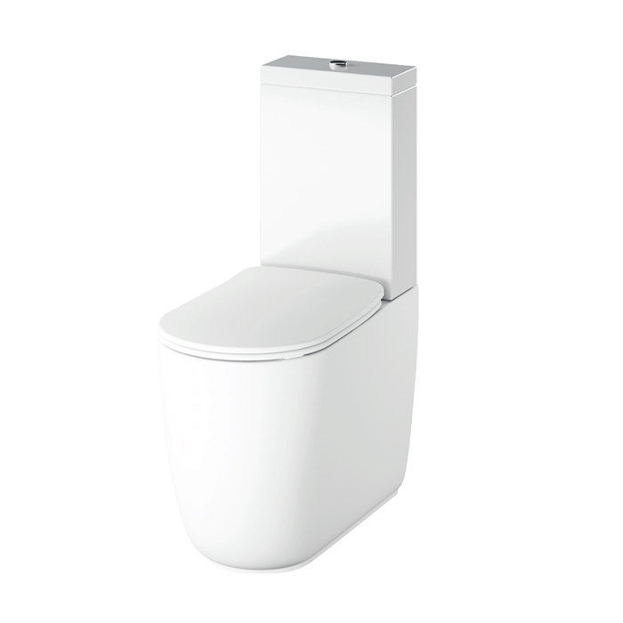 Kerasan Nolita Унитаз моноблок, с креплением WB5N, с сиденьем, цвет: белый глянцевый