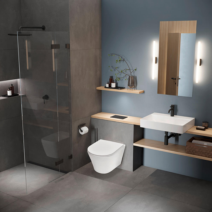 TECEspring profil Система инсталляции для унитаза 82см., c креплением к стене, без панели смыва