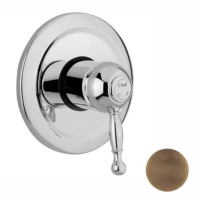 CISAL Arcana Royal Встраиваемый однорычажный смеситель для душа, цвет: бронза