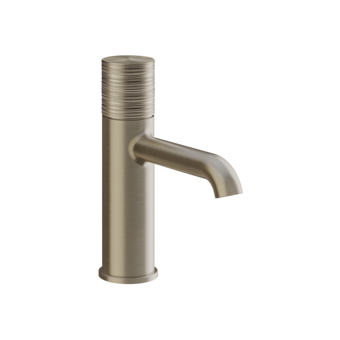 Gessi Habito Trame Смеситель для раковины, 1 отв., без донного клапана, цвет: Finox Brushed Nickel