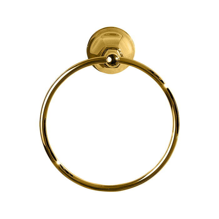Nicolazzi Teide Полотенцедержатель - кольцо, подвесной, цвет: Gold Brass