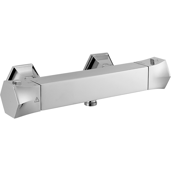 CISAL Cherie Смеситель термостатический настенный для душа, цвет: хром