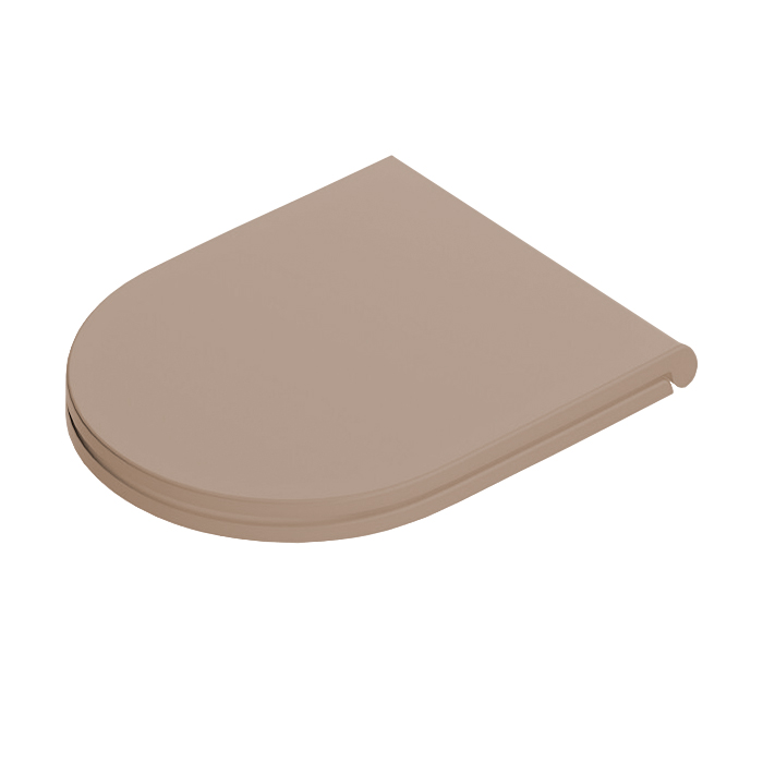 Artceram FILE 2.0 Крышка с сиденьем Flat для унитаза, механизм soft-close, цвет: matera