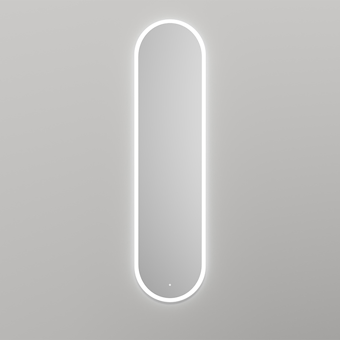 Salini Armonia Зеркало для ванны 45х178.5х2.5см., фоновая и фронтальная подсветка 3в1, сенсорный выключатель, крепления, без подогрева