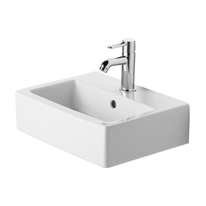  Duravit Vero Раковина 45x35 см, 1 отв., с переливом, цвет: белый