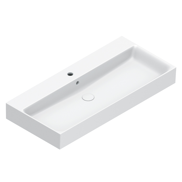 Catalano Premium Раковина 100x47см, с 1 отв., цвет: белый глянцевый