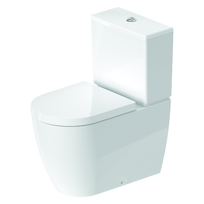 Duravit Me by Starck Унитаз моноблок 37х65 см, слив универсальный, с креплениями, цвет: белый 