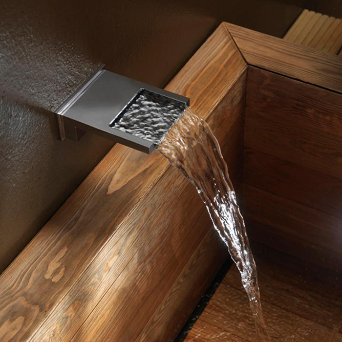 Bossini Cascata XL Верхний душ, настенный, каскад, цвет: хром