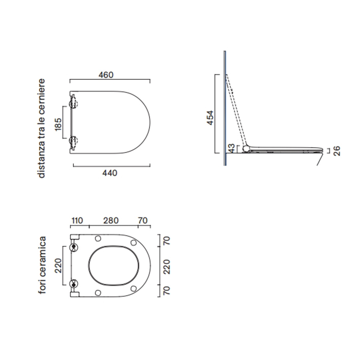 Catalano Sfera/Zero Сиденье для унитаза с микролифтом, тонкое, цвет: белый матовый