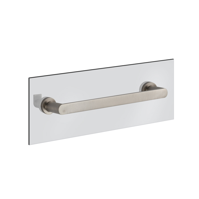 Gessi Emporio accessories Полотенцедержатель для крепления на стекло, 30 см, цвет: Finox Brushed Nickel