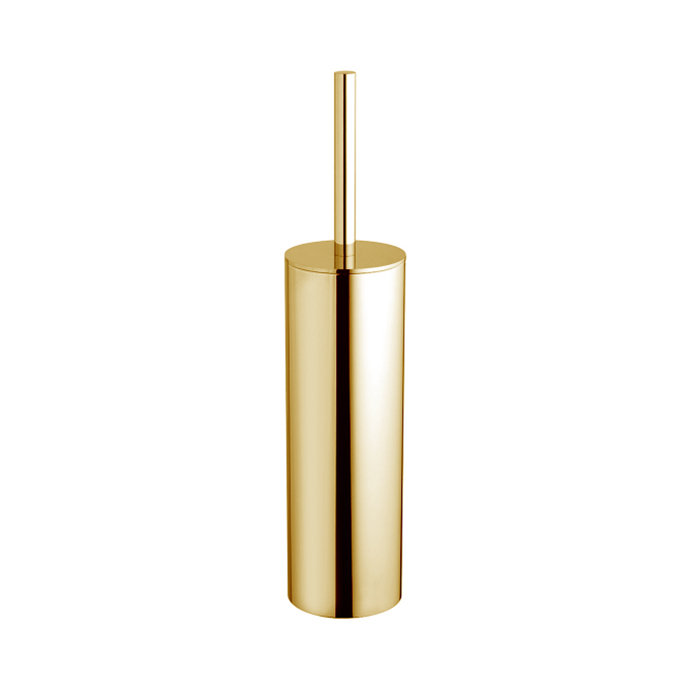 Fantini Young Ершик для унитаза, напольный, цвет: Matt British Gold PVD