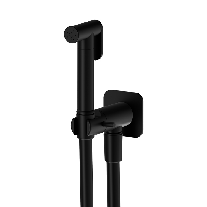 Newform Shut Off Гидроершик с многофункциональной струей, цвет: черный матовый