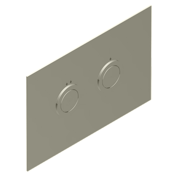 THG Клавиша смыва для унитаза, двойная, для инсталляций TECE, цвет: Matt Nickel