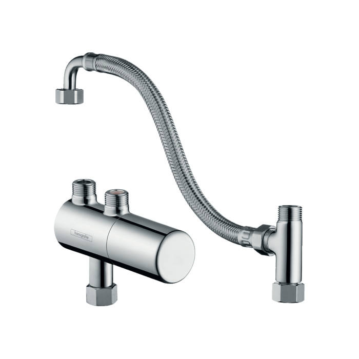 Hansgrohe Ecostat Термостат для душа, встраиваемый, цвет: хром