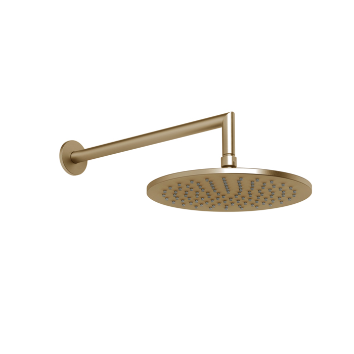 Gessi Anello Верхний душ Ø25см., настенный, цвет: warm bronze brushed pvd