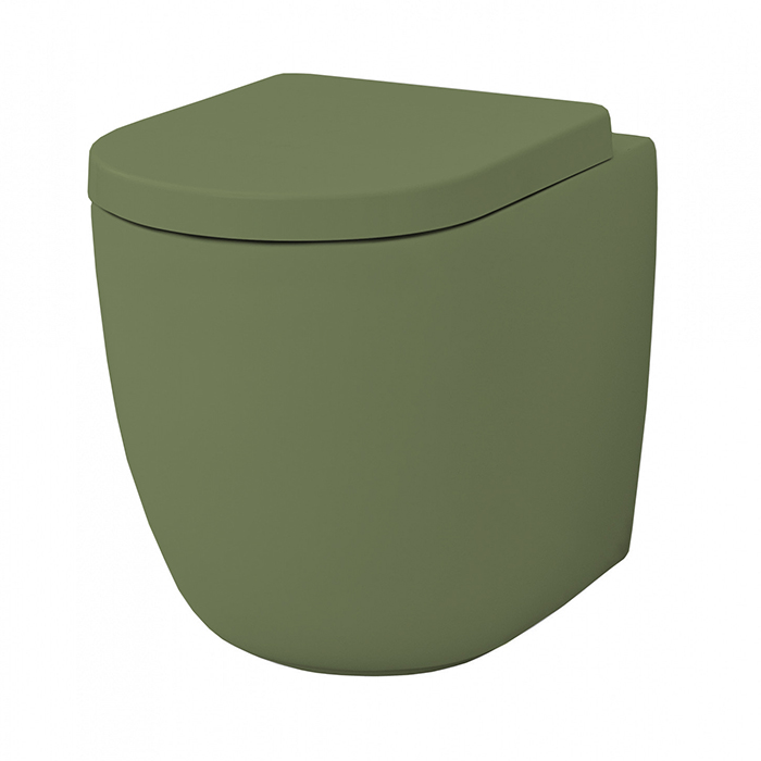 Artceram File Унитаз напольный Rimless 36x52 см, цвет: salvia