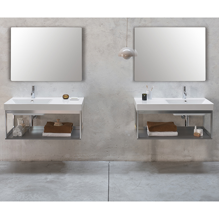 Catalano Zero Раковина 100x50см чаша справа, с 1 отв., цвет: белый глянцевый