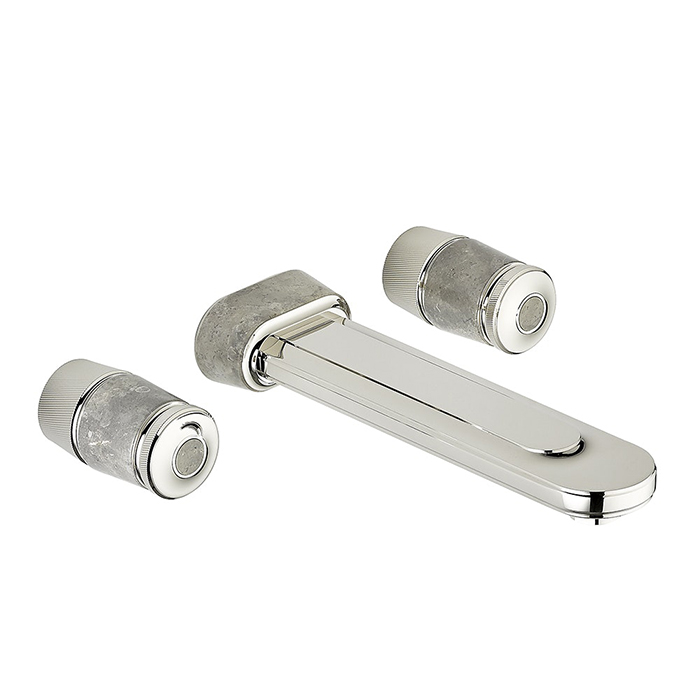 THG CORVAIR FIOR DI BOSCO Смеситель для раковины настенный, c 2 вентилями, внешняя часть, цвет: хром