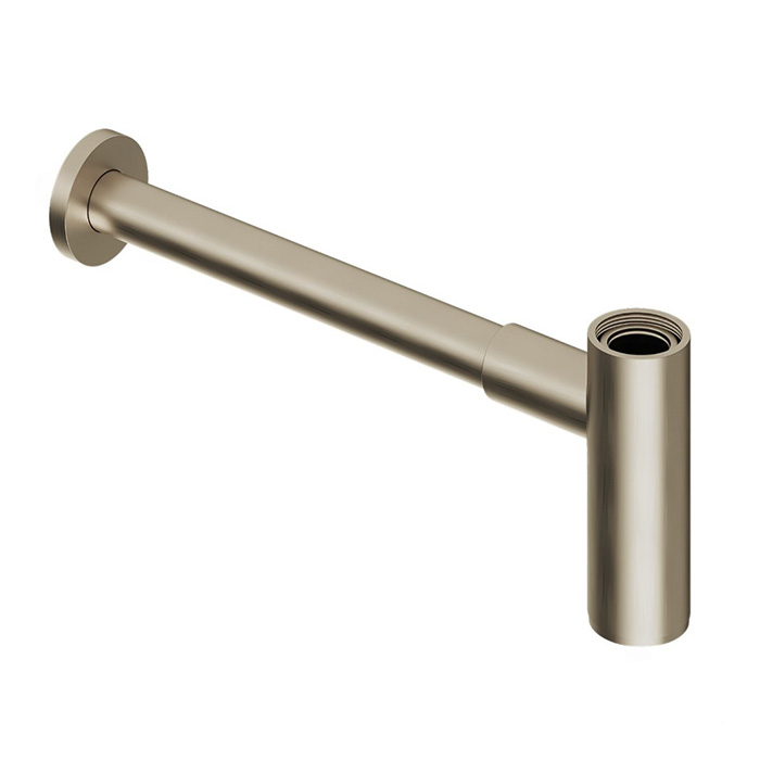 Cisal Сифон для раковины, цвет: Nichel Satinato Spazzolato