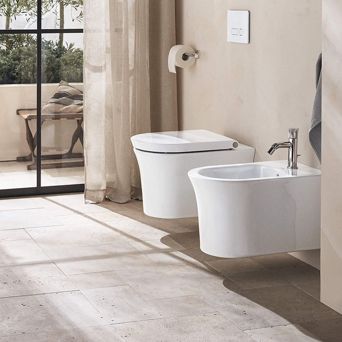 Duravit White Tulip Биде напольное 37x58х42 см, с переливом, с 1 отв., WonderGliss, цвет: белый