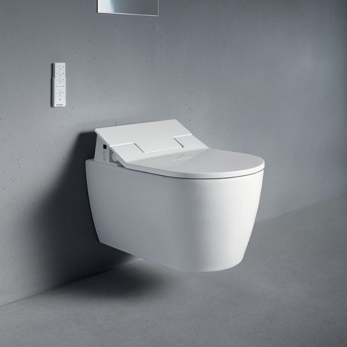 Duravit ME by Starck SensoWash Унитаз подвесной 57х37см, вкл. крепление Durafix, только в сочетании с SensoWash, с HygieneGlaze с сиденьем SensoWash