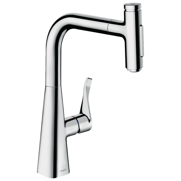 Hansgrohe Metris Select M71 Смеситель для кухни, 1 отв., цвет: хром