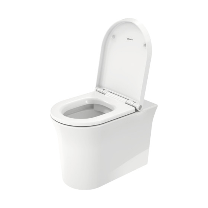 Duravit White Tulip Унитаз напольный 37х58х42 см, безободковый, слив в стену, HygieneGlaze, цвет: белый