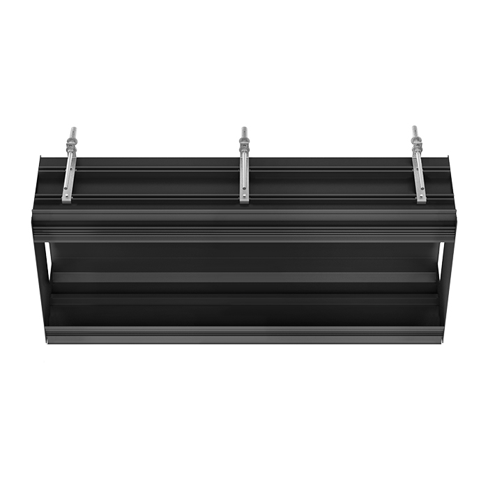 Gessi Binario Профиль линейный 880 мм, без подготовки под модули, цвет: Black XL