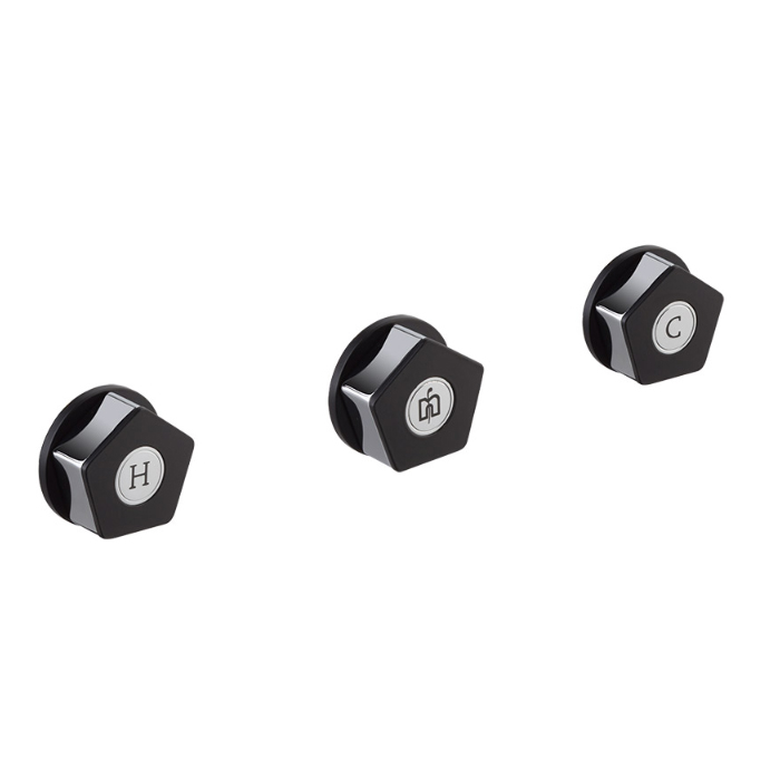 Newform ParkLE Смеситель для душа, встраиваемый, термостатический, на 3 потока, цвет: хром/черный матовый