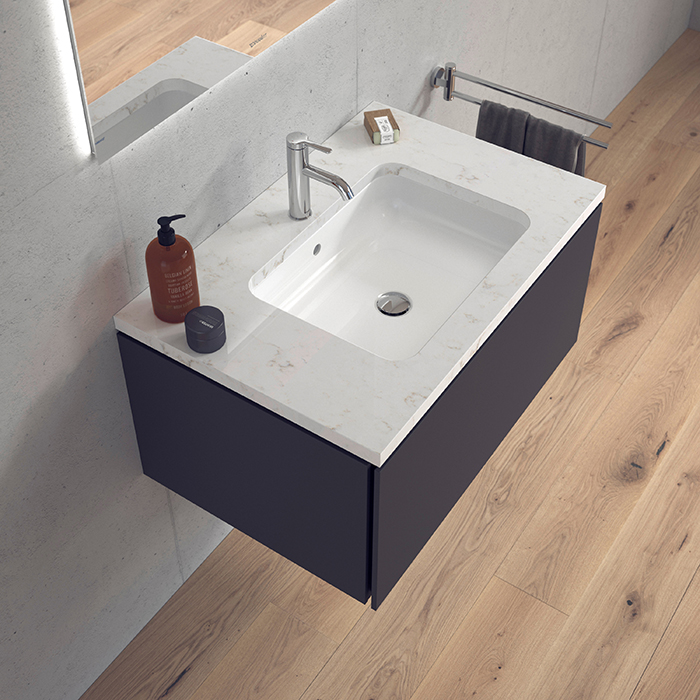 Duravit Happy D.2 Раковина встраиваемая снизу 48х34.5см., без отв., цвет: белый
