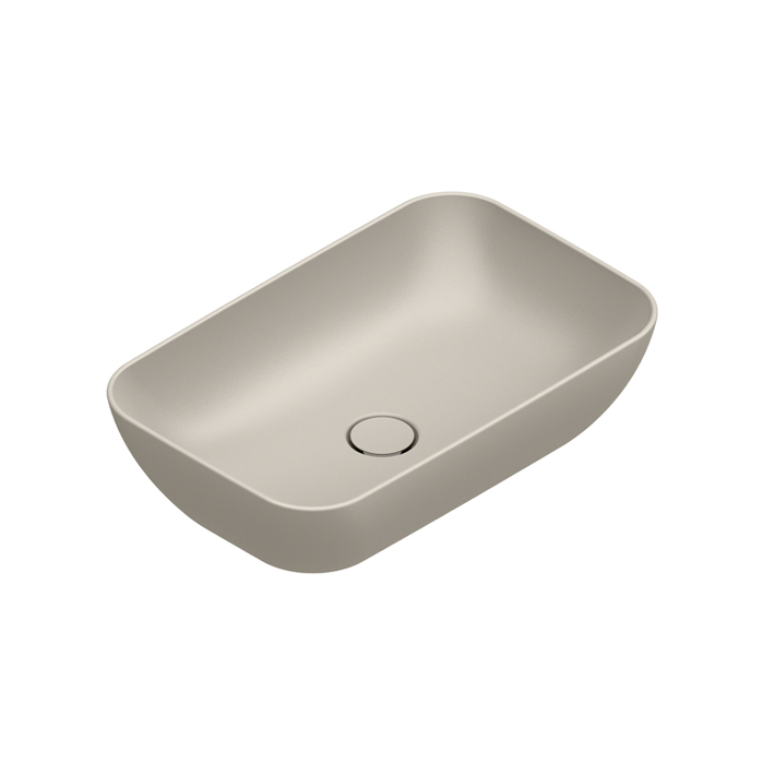 Catalano Green Раковина 60x38см накладная, без отв., цвет: Sabbia Satinato