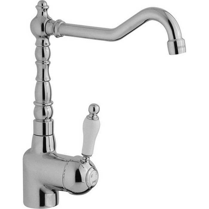 CISAL Кухонные смесители Смеситель однорычажный на 1 отверстие для кухни,с поворотным изливом 215 мм, цвет: хром