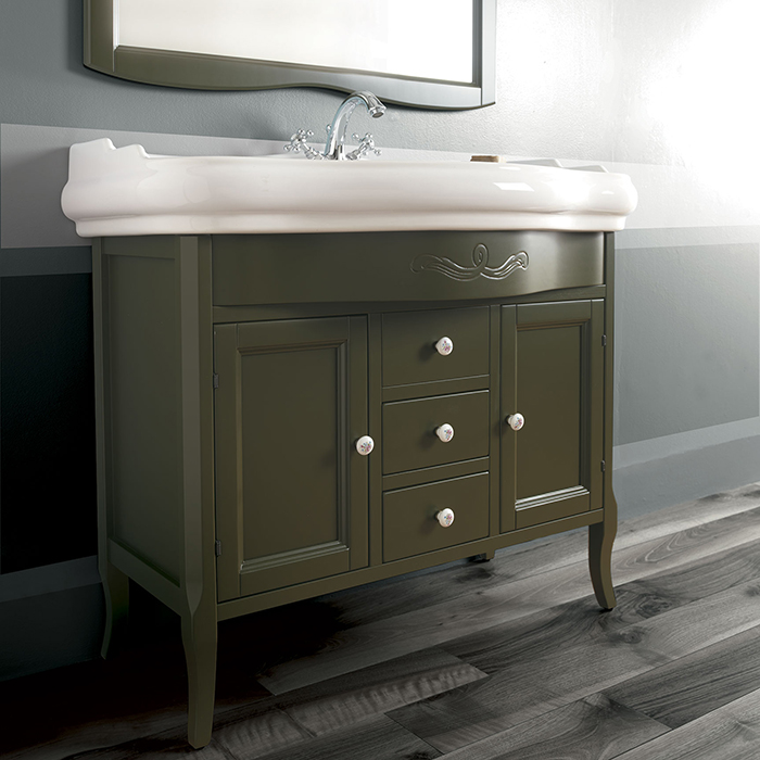 Kerasan Retro Раковина подвесная 100x54.5см, 1 отв., цвет: белый