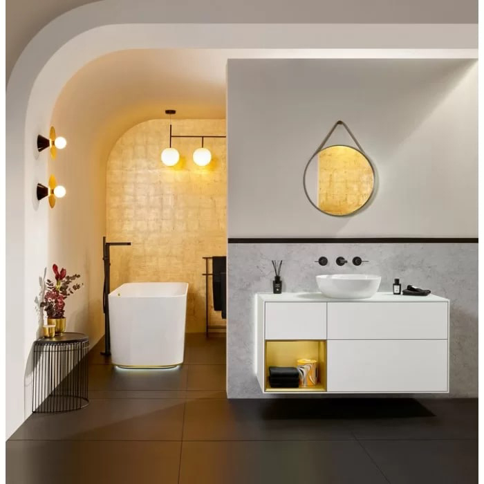 Villeroy&Boch Artis Раковина 43х43х12.5см., накладная, без отв., без перелива, TitanCeram, цвет: альпийский белый