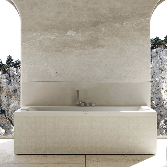 Jacuzzi Sharp Double Ванна Rainbow&Clean System 190x90x57см, гидромассажная, свободностоящая, без панелей,без смесителя, цвет: белый/хром