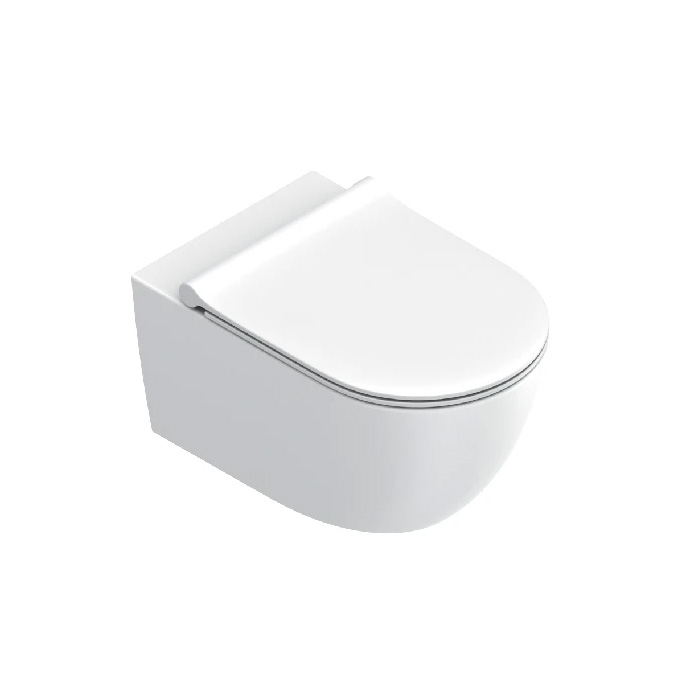 Catalano Sfera Унитаз 55x35см., подвесной, безободковый, Tornado, Cataglaze+, цвет: белый матовый