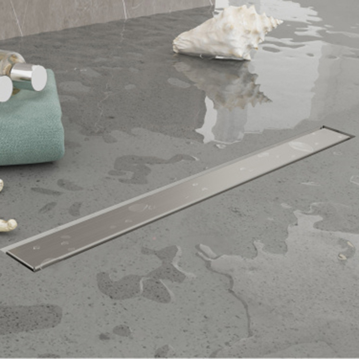 Plumberia Selection Трап душевой PS LINEAR 6x80 2устор. накладка из нерж.стали, комбинир.затвор с горизонт. Выпуском Ду 50мм,40л/мин, цвет: нержавеющая сталь