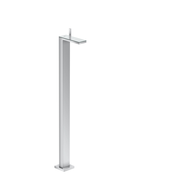 Axor MyEdition Смеситель для раковины, напольный, на 1 отв., излив 245мм, с донным клапаном, внешняя часть, цвет: хром/зеркальное стекло