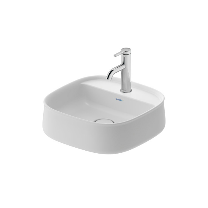 Duravit Zencha Раковина 42х42х14см., накладная, 1 отв., цвет: белый глянцевый