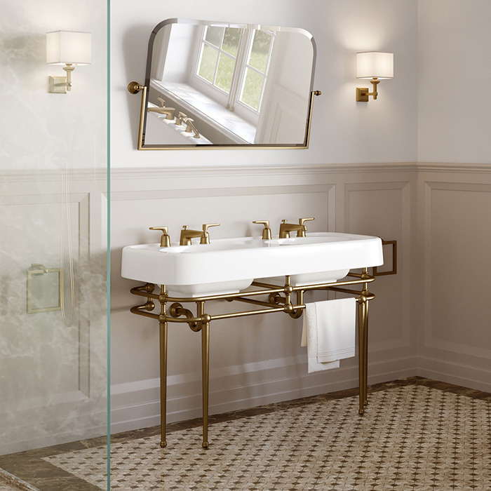 Devon&Devon Gatsby 2 Зеркало 110х65см., подвесное, поворотное, цвет: бронза