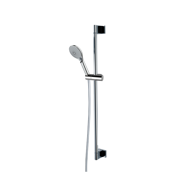 Bossini Душевая штанга 70см., с ручной лейкой и шлангом 150см., цвет: хром