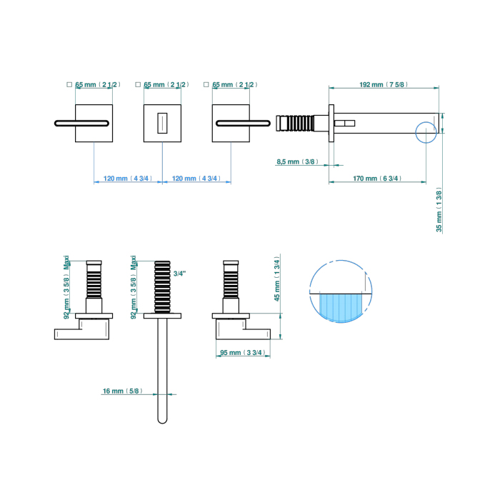 THG ICON-X CARBONE GOLD A MANETTES Смеситель для раковины, настенный, цвет: полированное золото
