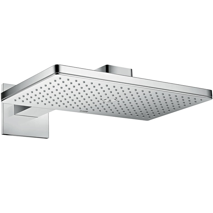 Axor ShowerSolutions Верхний душ 460 х 270мм, 1jet, с настенным держателем 460мм (квадратная розетка), цвет: хром