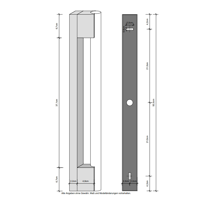 Decor Walther Omega 50 Настенные светильник 4x8.5x50.5см, 1x S14S 50cm 2 Socket, цвет: черный матовый