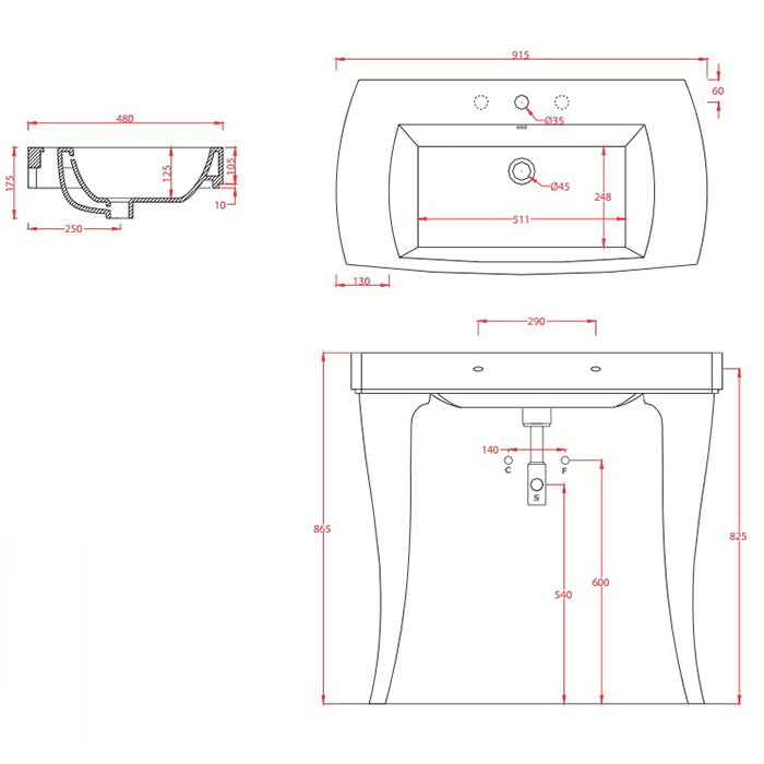 Artceram JAZZ Раковина 91.5х48 см, 1 отв., цвет: серебро