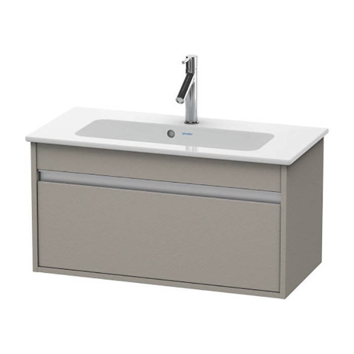 Duravit Ketho Тумба подвесная, 80x38.5х41, с раковиной, 1 выдв. ящик, цвет: TERRA