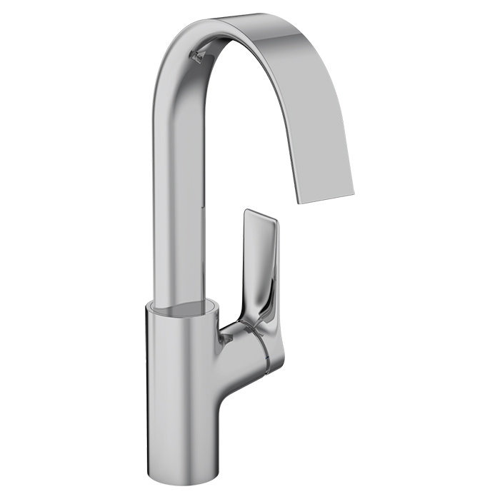 Hansgrohe Vivenis Смеситель для раковины, на 1 отв., с поворотным изливом, с донным клапаном, цвет: хром